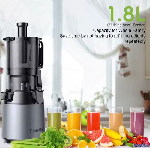 BIOLOMIX JUICER                        Wide Chute Cold Press Juicer